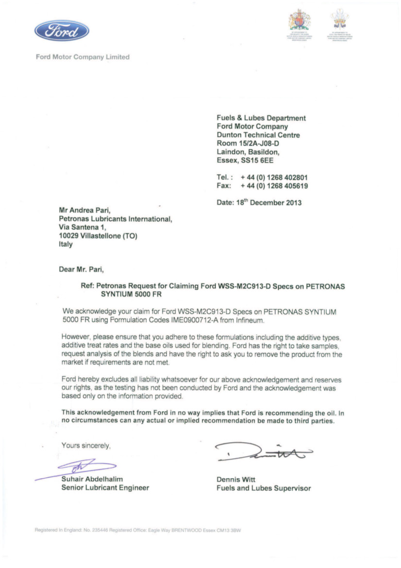 Petronas Syntium Daimler