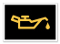 Vehicle low oil indicator light